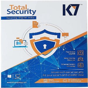 K7 Total Security 1 User & 1Year Email Delivery and No Cd)