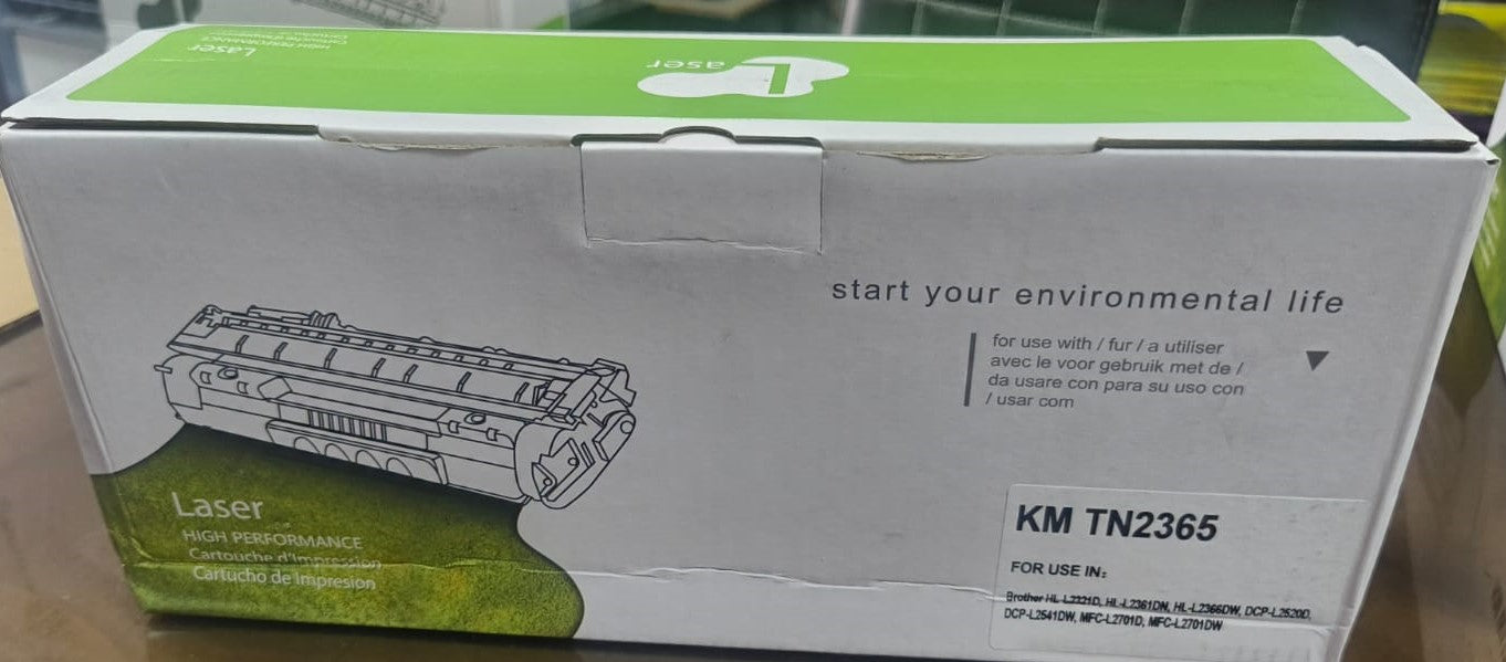 Compatible Brother Toner 2365   Compatible with HL-L2321D HL-L2361DN 2366DW DCP-L2520D DCP-L2541DW MFC-L2701D and MFC-L2701DW