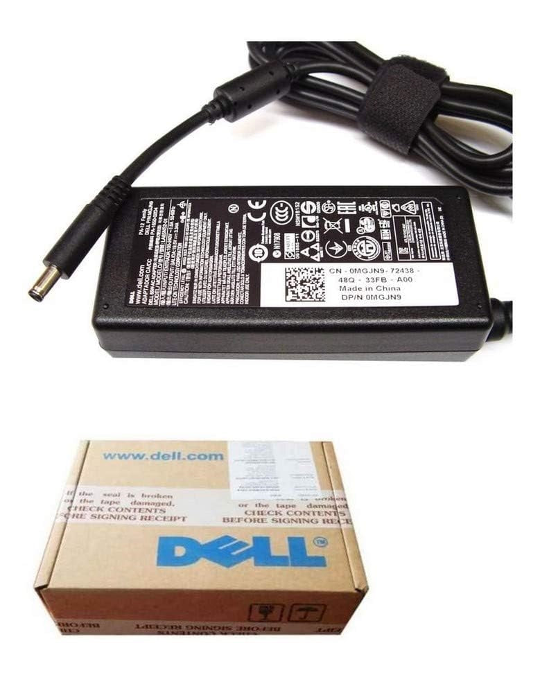 Dell Original 65W 19.5v 4.5mm Pin Laptop AC Adapter-Black Without Power Cord (New Pin 4.5)